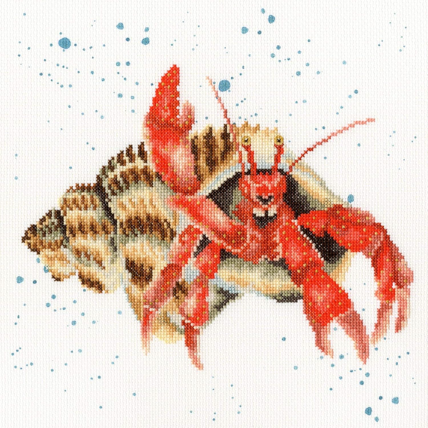 Bothy Threads Cross Stitch Kit - Wrendale Designs - Just Nippin' Out, Blue, 1