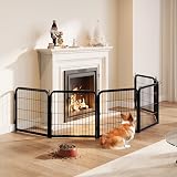 Yaheetech Dog Playpen 2 Panel Heavy Duty Pet Fence 60cm Height view 2