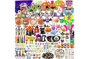 360Pcs Halloween Fidget Halloween Toy Bulk Trick or Treat Goodie Bag Fillers, Halloween Decor Treasure Box Toys, Carnival Pri