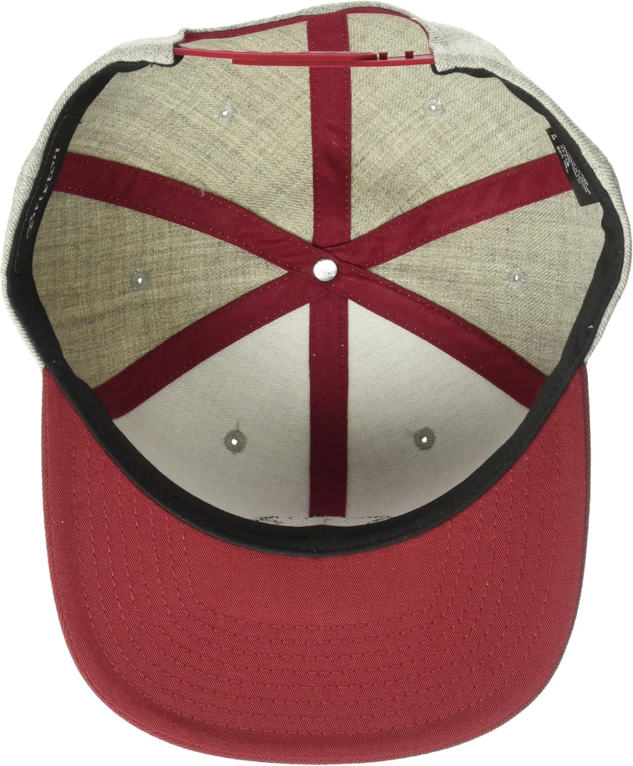 Brixton Men's Oath III Medium Profile Adjustable Snapback Hat, black, One Size: Clothing