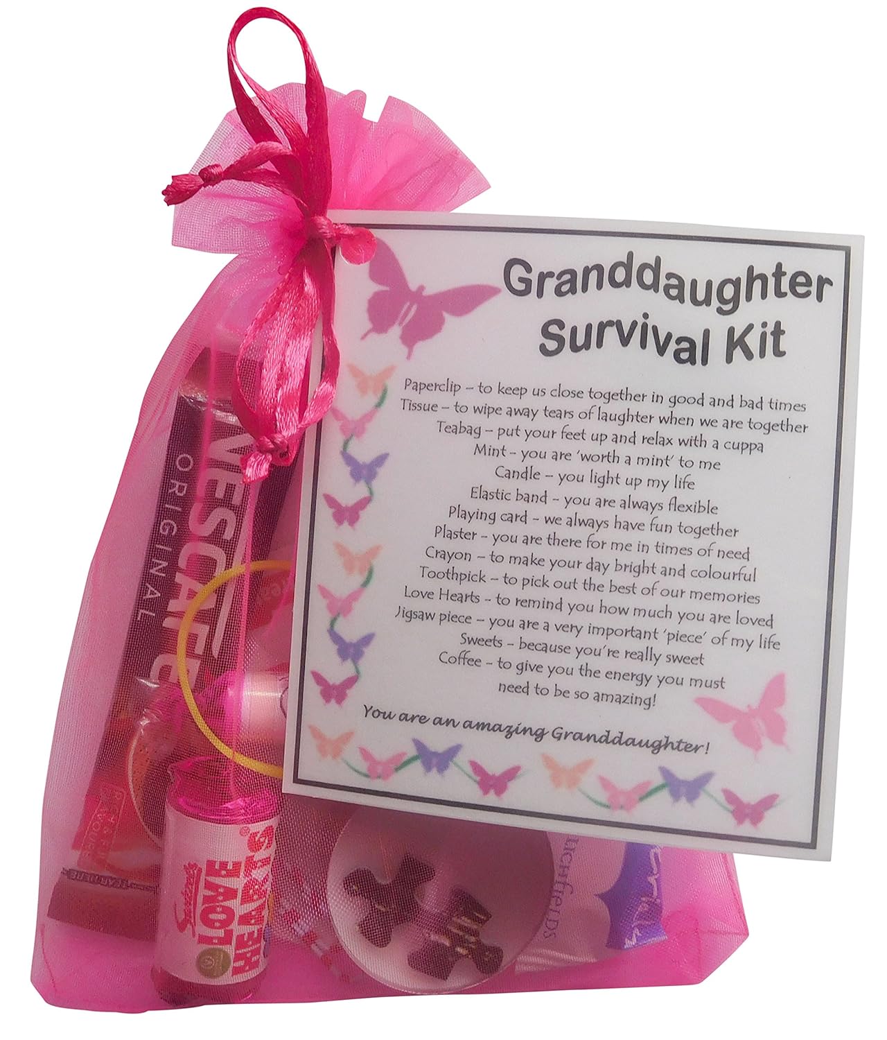 SMILE GIFTS UK Granddaughter's Survival Kit Gift (Great present for