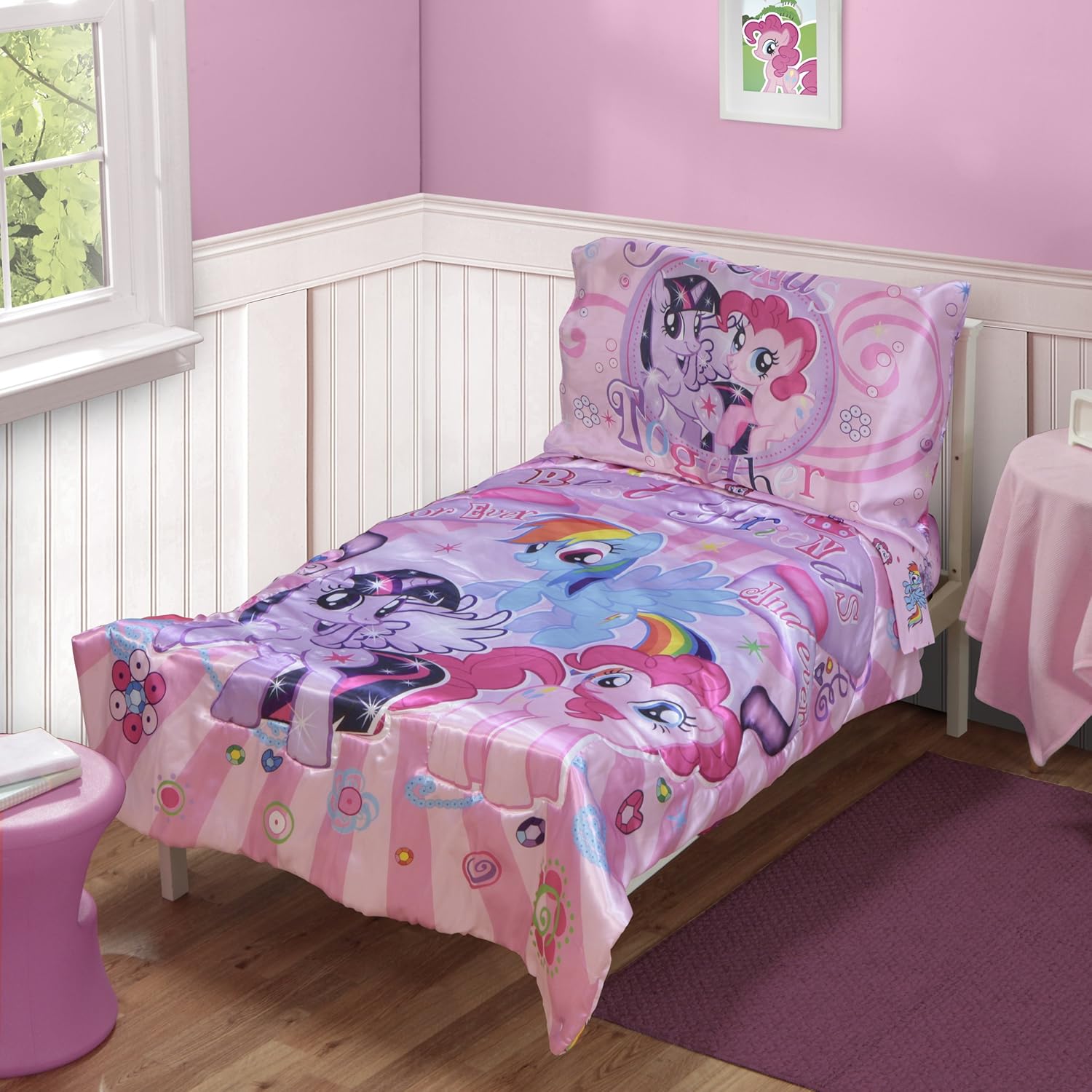 My Little Pony Toddler Bedding Set Pink Amazon Co Uk