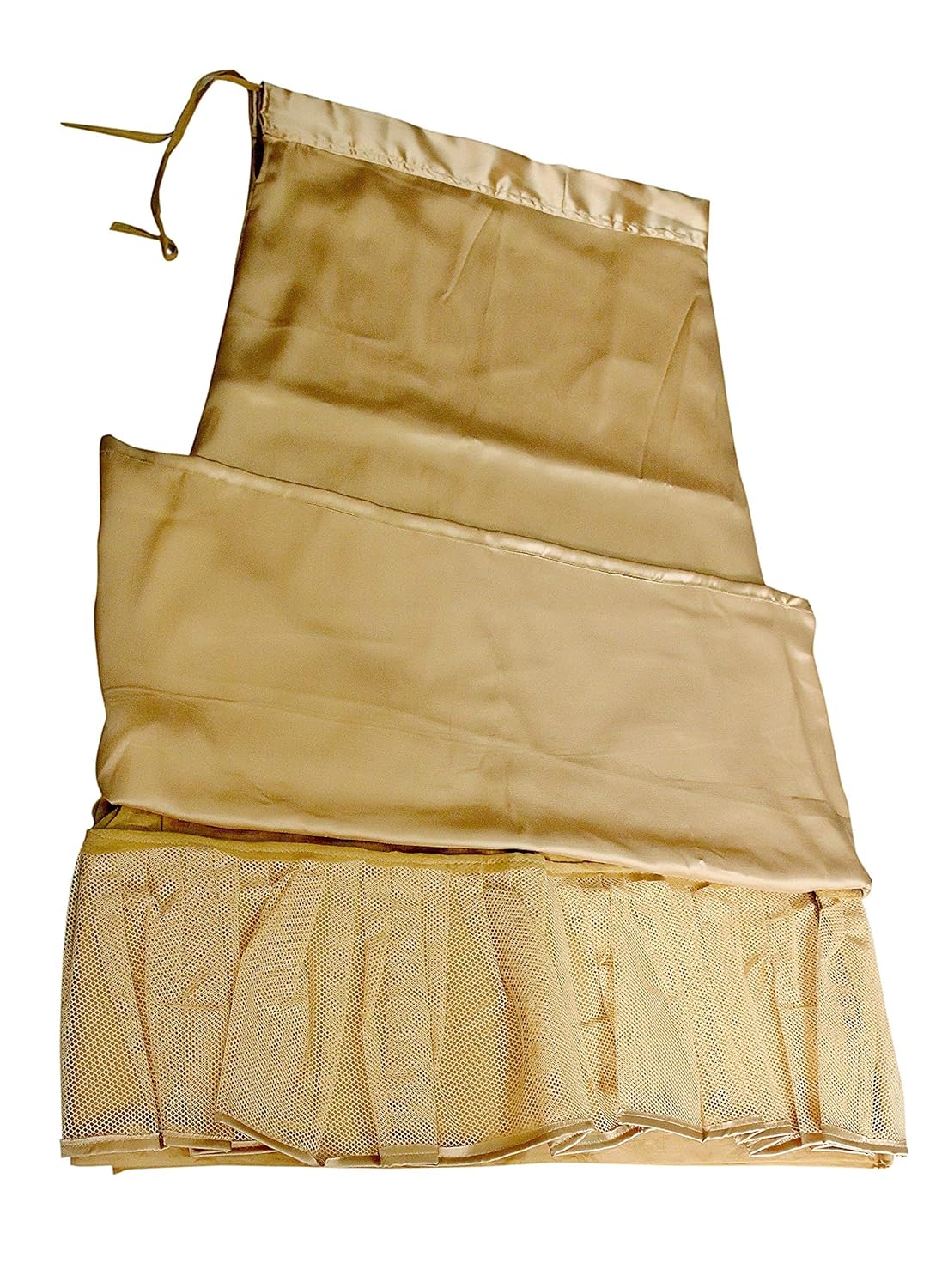 s.k. textiles women's satin cancan 3 layered petticoat (beige,42)