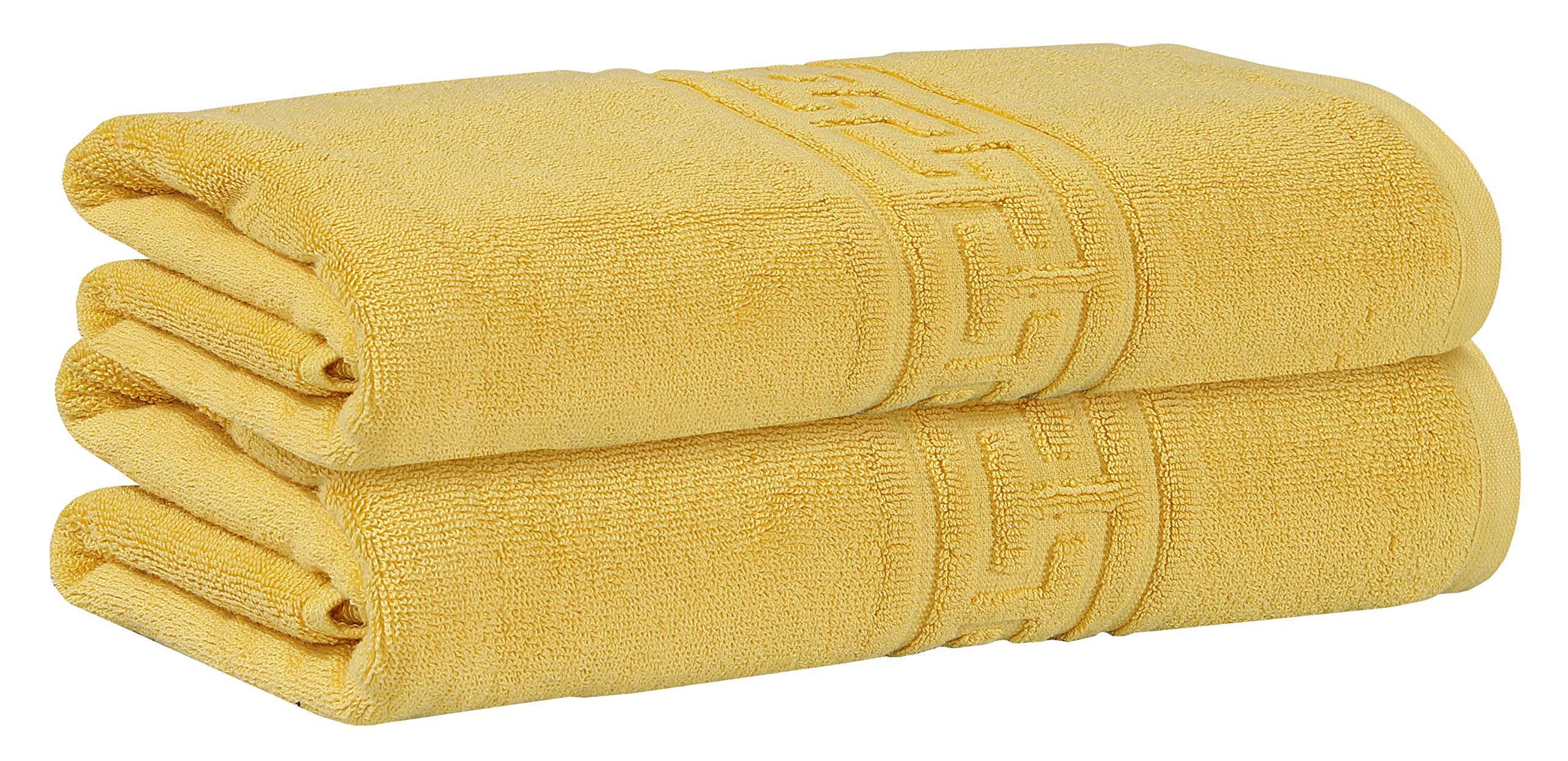 DTEX HOMES Divine Textiles 2 Large Bath Sheets Towel Sets Highly Absorbent, Quick Dry Bath Sheets 90 x 140 cm 100% Cotton 600 GSM Bath Towels Large Bath Sheet