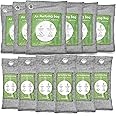 12 Pack Bamboo Charcoal Air Purifying Bag, Activated Charcoal Bags Odor Absorber, Moisture Absorber, Natural Car Air Freshene