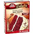 Betty Crocker Super Moist Red Velvet Cake Mix, 15.25 Ounce -- 12 per case.