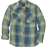 Carhartt Men's Montana Rugged Flex Relaxed Fit Lightweight Long-Sleeve Snap-Front Plaid Shirt