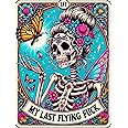 Meothan Skull Diamond Art Kits for Adults-Skull Last Flying Diamond Painting Kits for Adults Beginners, 5D DIY Full Drill Round Rhinestone Gem Art Crafts Paintings for Home Wall Decor 12"x16"