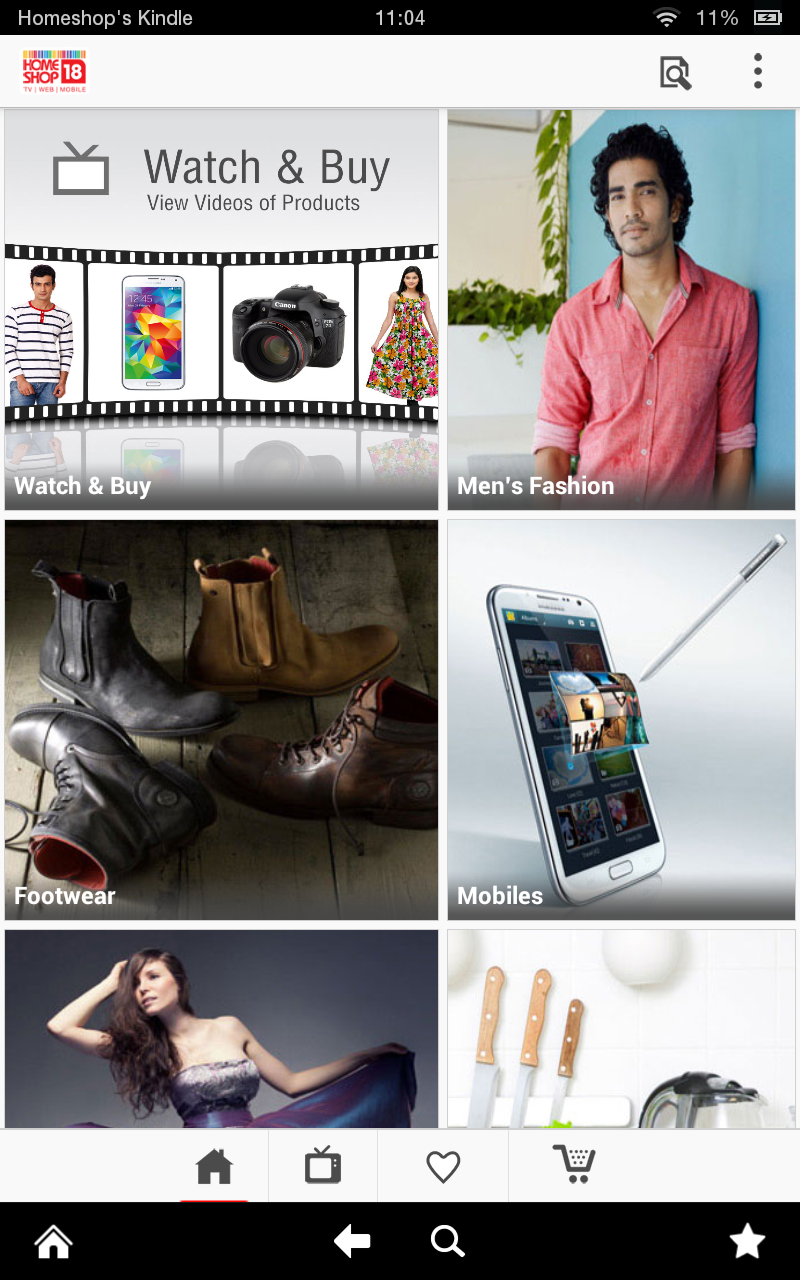 homeshop18 watch mobile phone