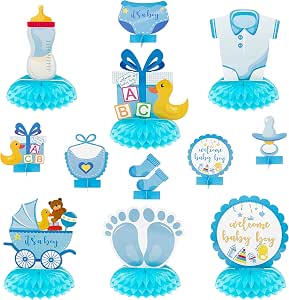 OSNIE Pink Baby Shower Party Centerpieces For Girls 12Pcs