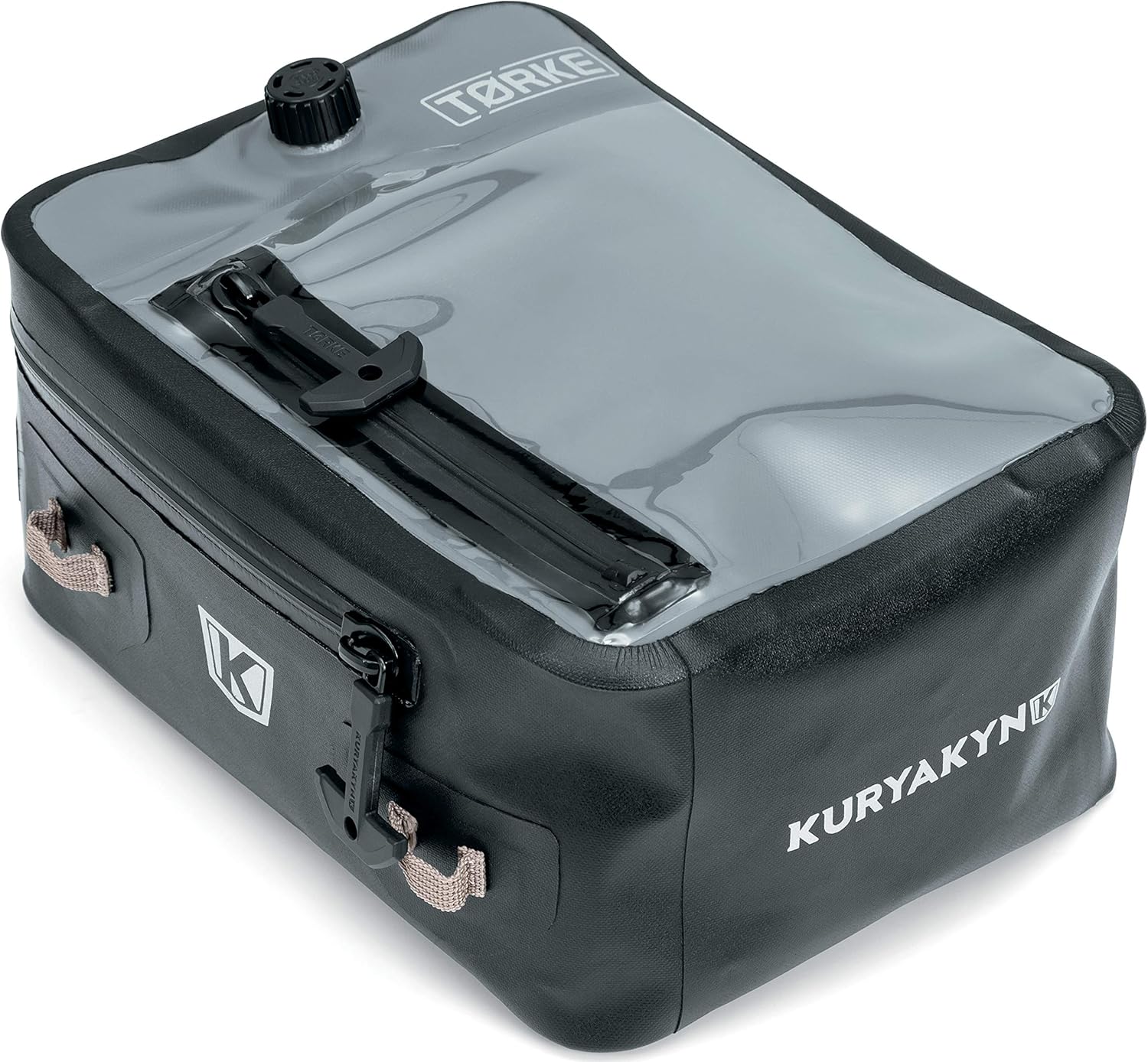 Kuryakyn 5172 Tørke 7L Dry Tank Bag: Clear Waterproof Pouch Storage with High Strength Magnetic Base and Strap Kit: Automotive