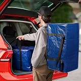 Heavy Duty Moving Bags Large 29x13x14 86L 8 Pack Backpack Straps view 6