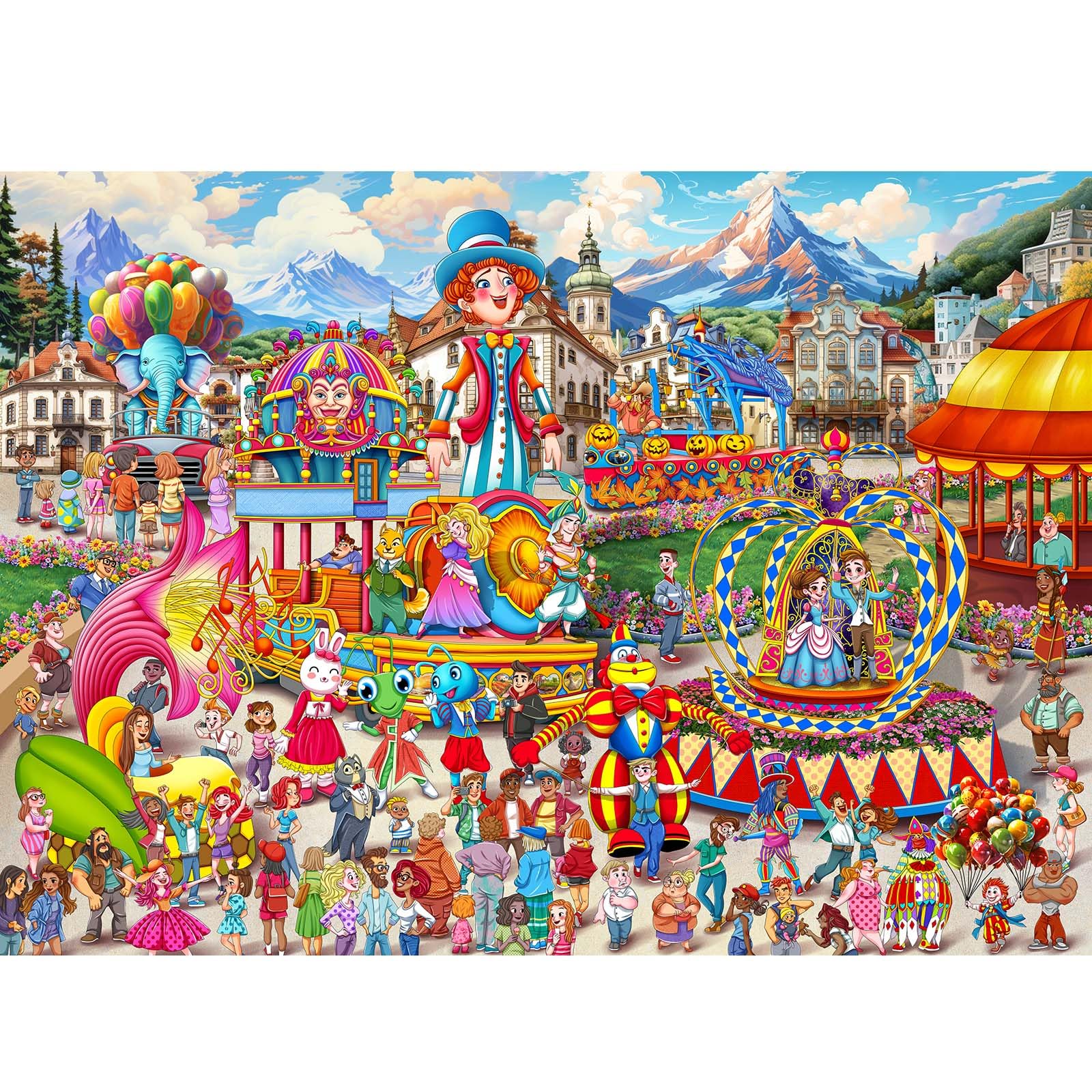 Jigsaw Puzzles for Adults 1000, Puzzles for Adults, Challenging Puzzles, Puzzle Game for The Whole for Women, Gifts for Men, Theme:Carnival — image 1