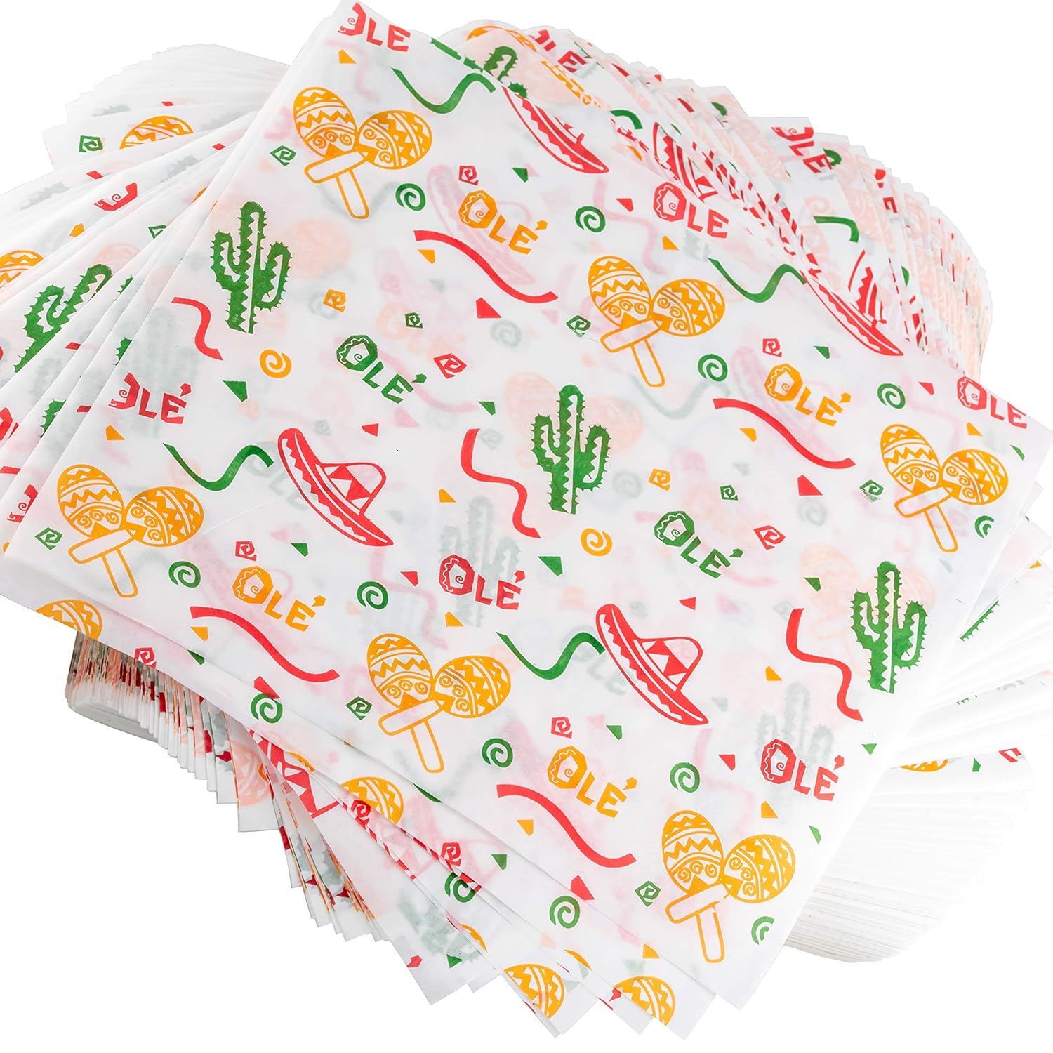 Fun, Fiesta Style 12in Deli Paper 250 Ct. Greaseproof