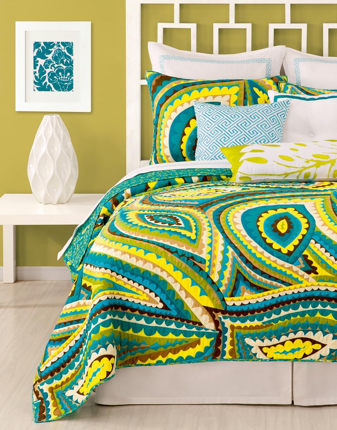 Trina Turk Bedding, Vivacious Twin Coverlet Bedding Home