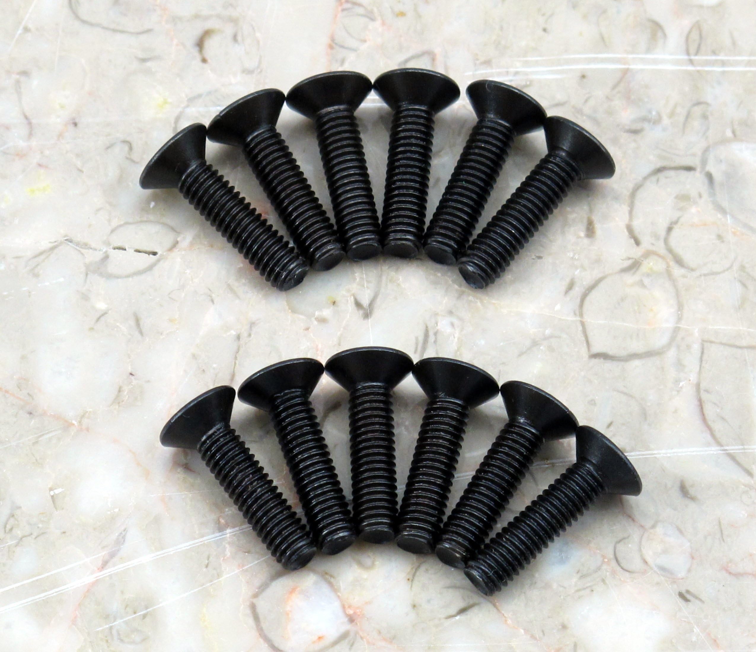 Aerocatch Replacement Screw Kit - 120 Plus Flush Series - Black - 12 Piece Kit - Part # SCREWKIT-120