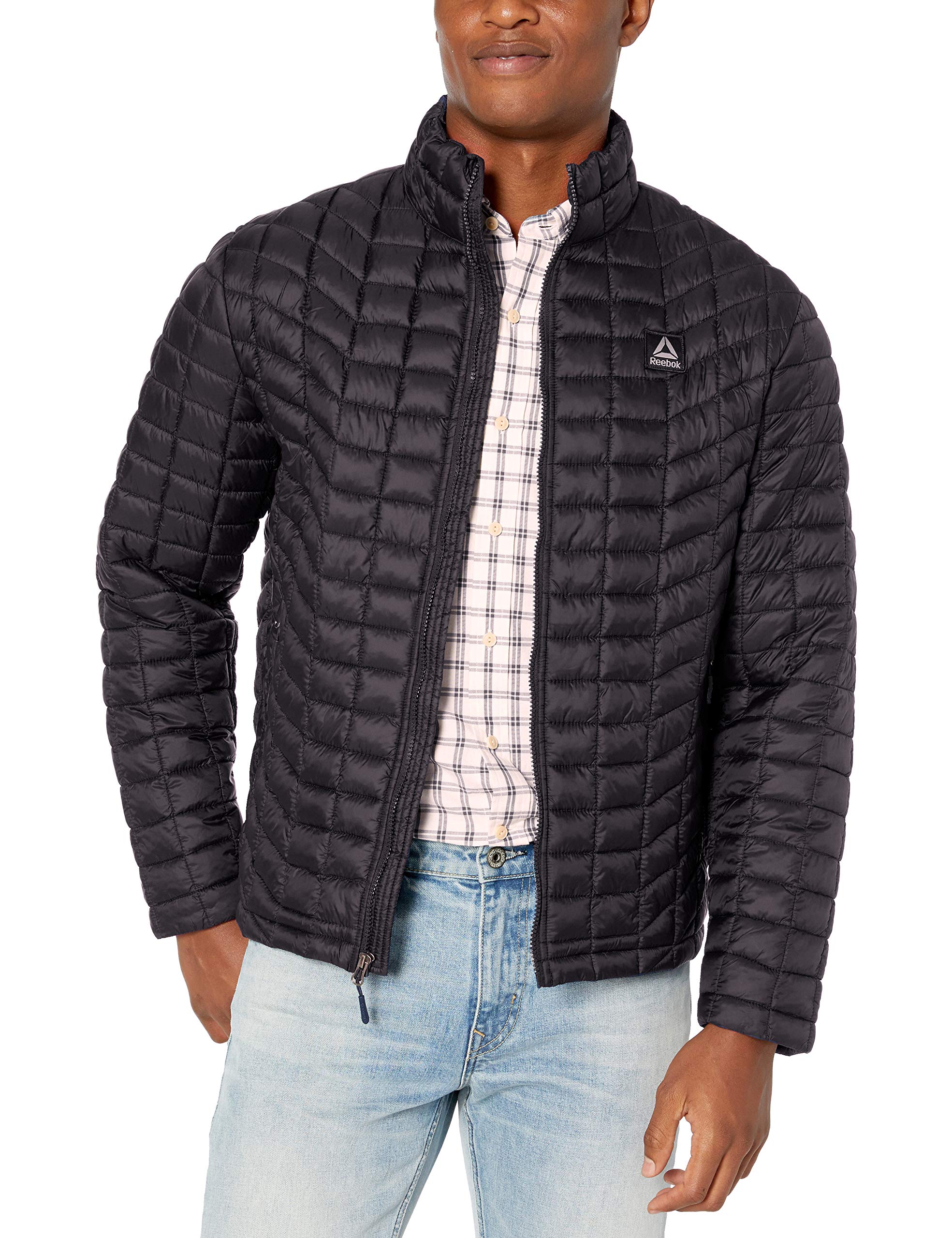 reebok packable lightweight puffer jacket