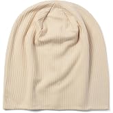 Beanie for Hair Loss &amp; Sensitive Scalps - Lightweight Slouchy Knit Hat - Soft, Stylish &amp; Cool for Warm Weather