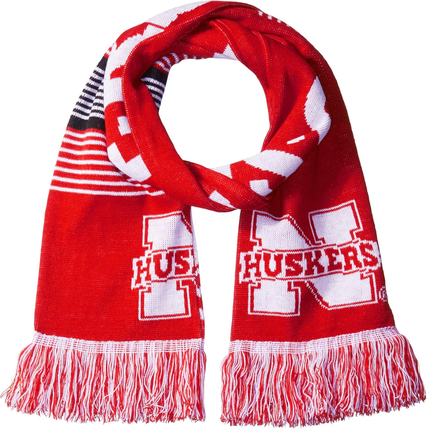 Nebraska Reversible Split Logo Scarf : Clothing