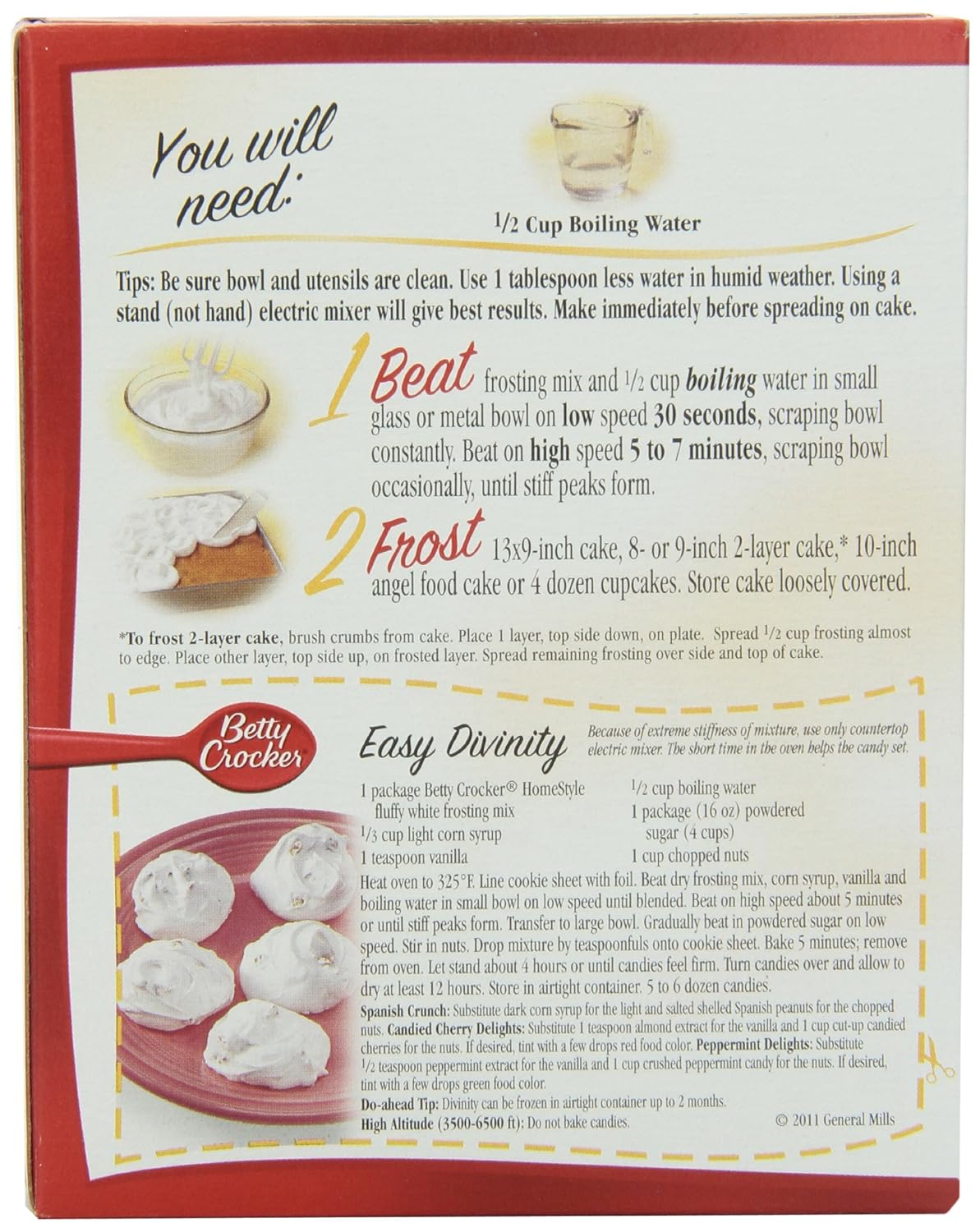 Betty Crocker Divinity Recipe