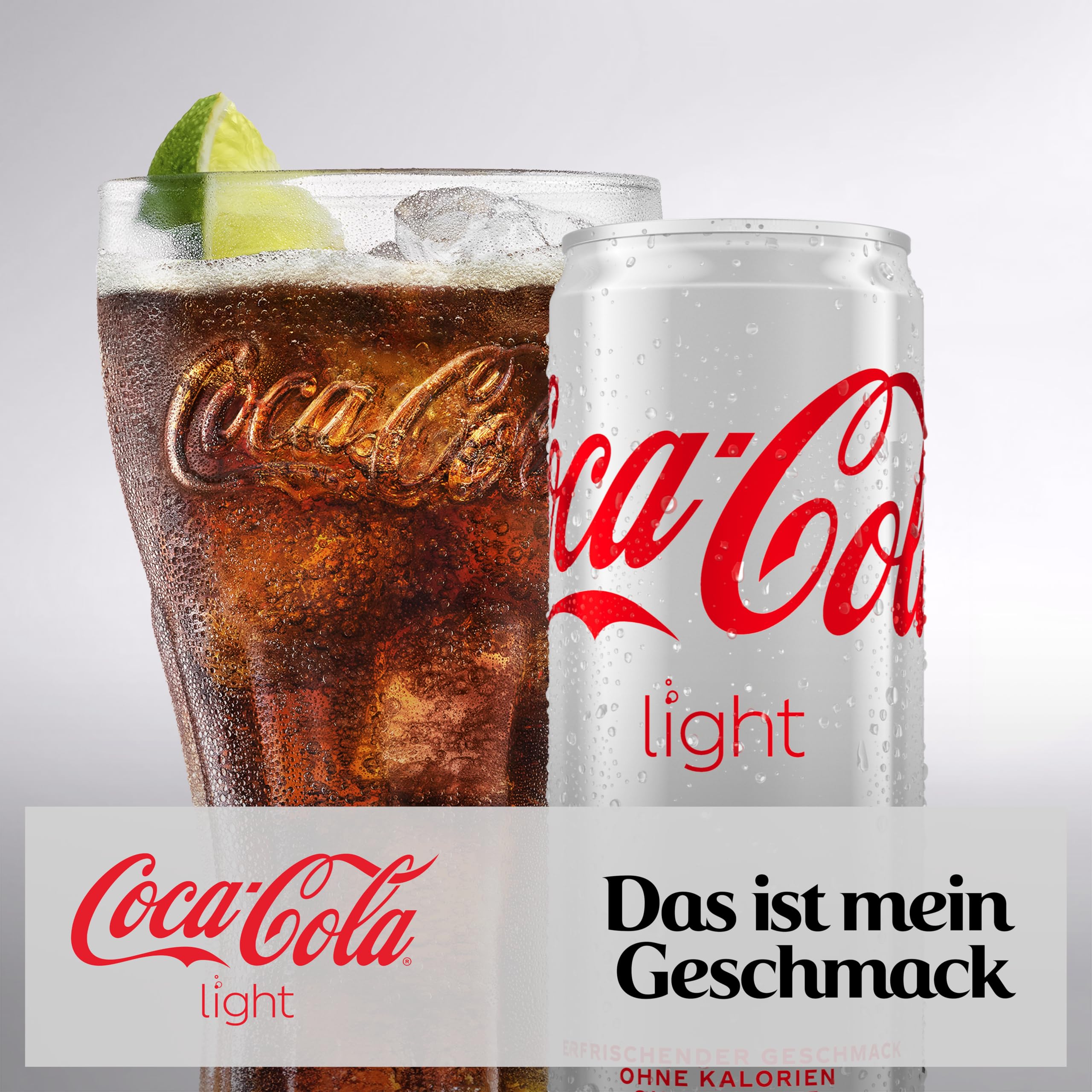 Coca-Cola Light Taste - mit originalem Coca-Cola-Geschmack - ohne Kalorien - erfrischendes Softgetränk in coolen Einweg Dosen (24 x 330 ml) 5