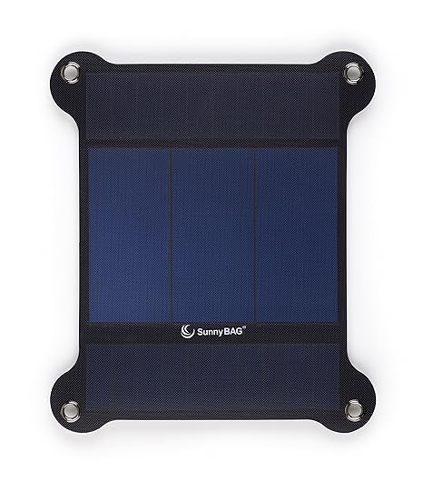 SunnyBAG Leaf+ Premium Outdoor Solar Ladegerät inkl. 6.000 mAh PowerBank - Das weltweit leichteste und stärkste Solarpanel - 