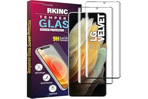 RKINC Screen Protector [2-Pack] for LG Velvet/LG Velvet 5G, Tempered Glass Film Screen Protector 3D [Full Coverage][Anti-Scra
