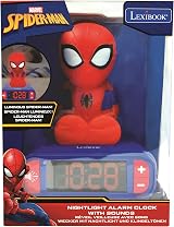 LEXIBOOK Spider-Man Nightlight Alarm Clock Kids This vibrant blue red RL800SP view 5