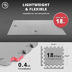 Gym Flooring Set - Interlocking EVA Soft Foam Floor