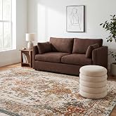 nuLOOM Justine Beige Medallion Power Loomed Area Rug, 8' x 10'