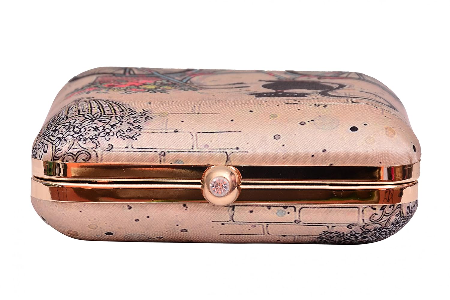 sugarcrush women's satin hand box (multicolour)