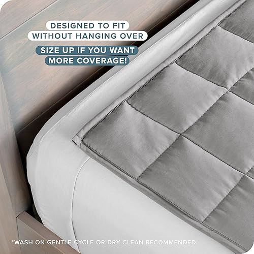 Bare Home Weighted Blanket All-Natural 100% Cotton with Nontoxic Glass  Beads 60