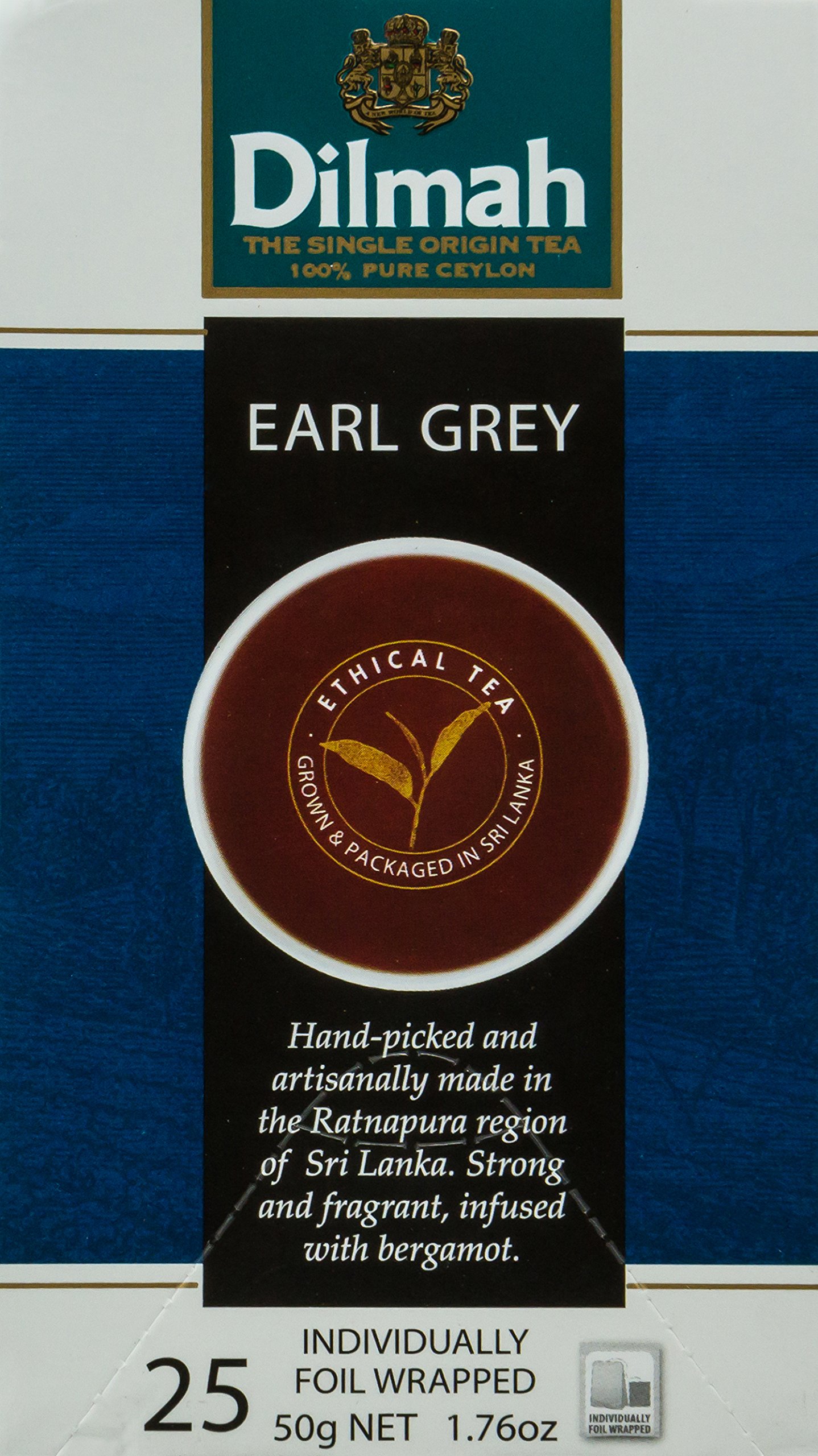 Dilmah Pure Ceylon Earl Grey Tea 25 Tea Bags Buy Online in United Arab