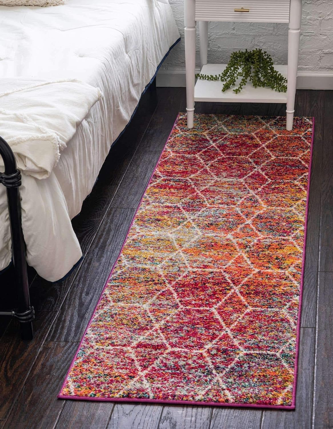 Unique Loom Trellis Frieze Collection Lattice Moroccan