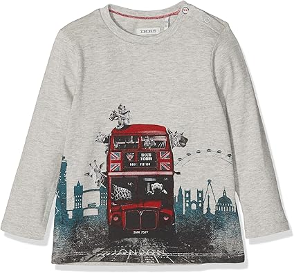 Ikks Junior T Shirt Bus Londonien Gris Gris Chine Moyen 24 6 9 Mois Taille Fabricant 6m Bebe Garcon Amazon Fr Vetements Et Accessoires