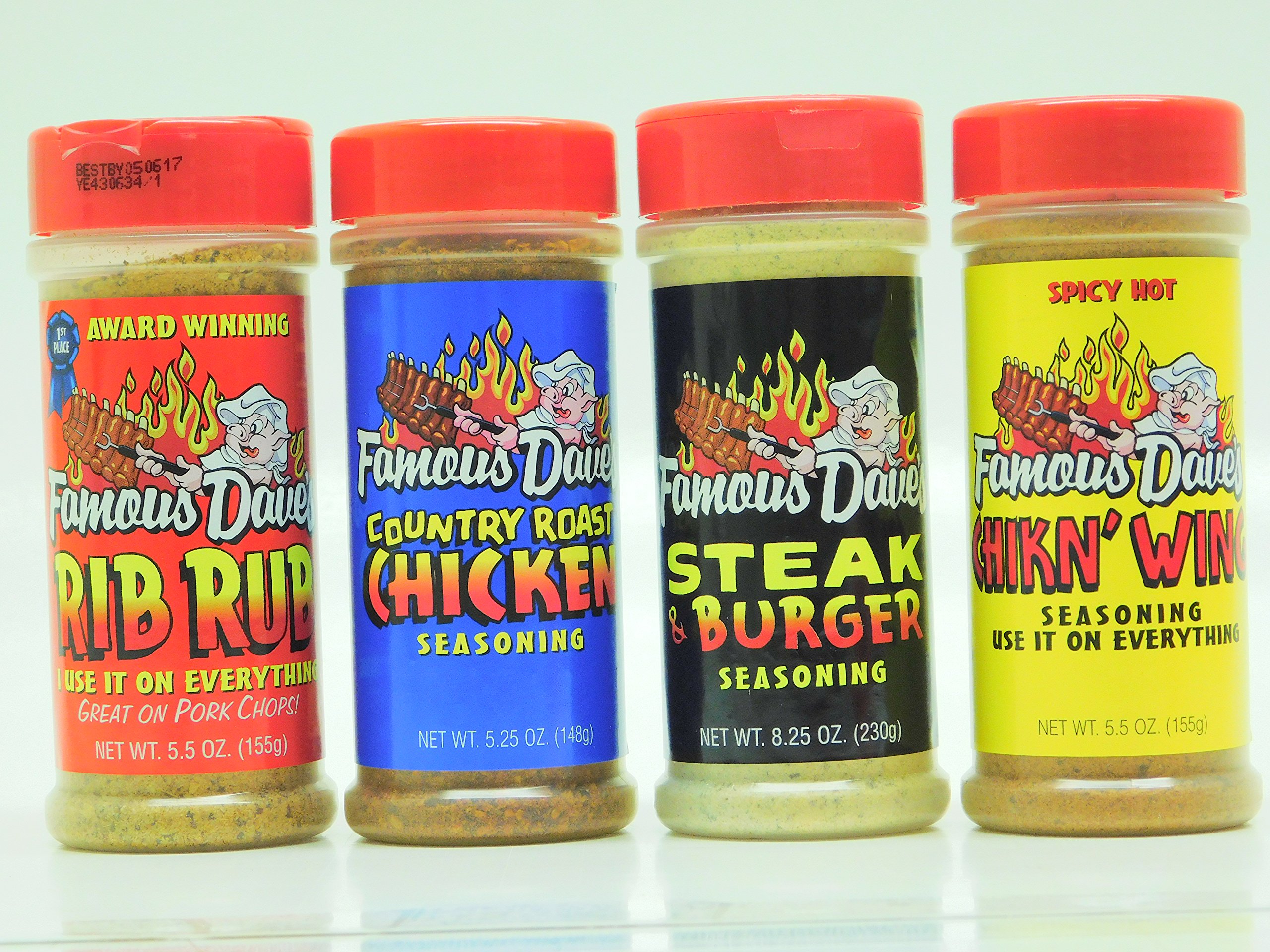 Famous Dave's BBQ Sauce Variety Bundle, 19 oz (Pack of 4