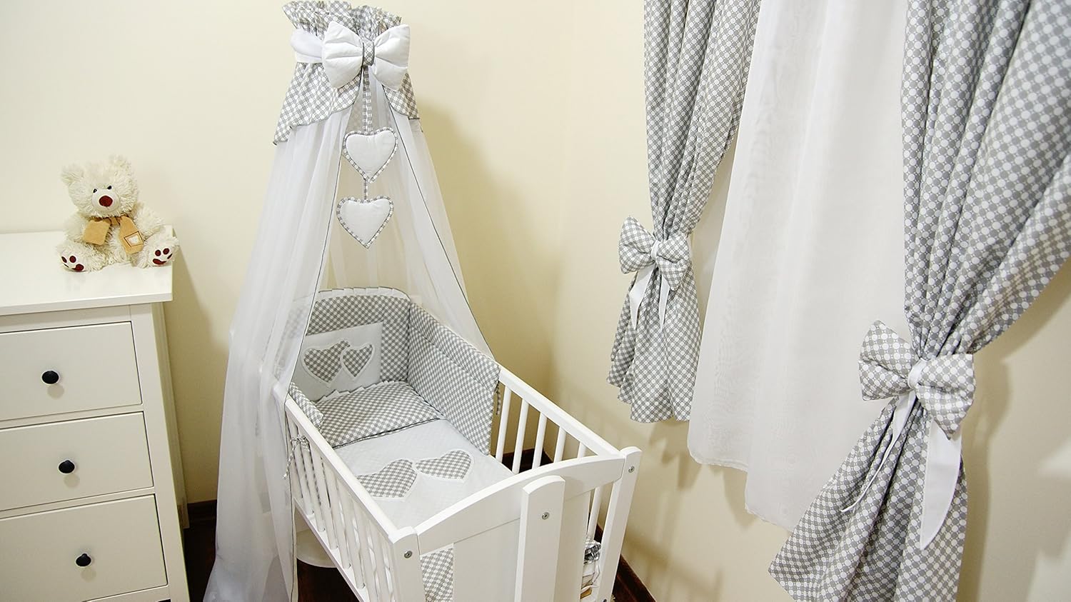 canopy crib bedding