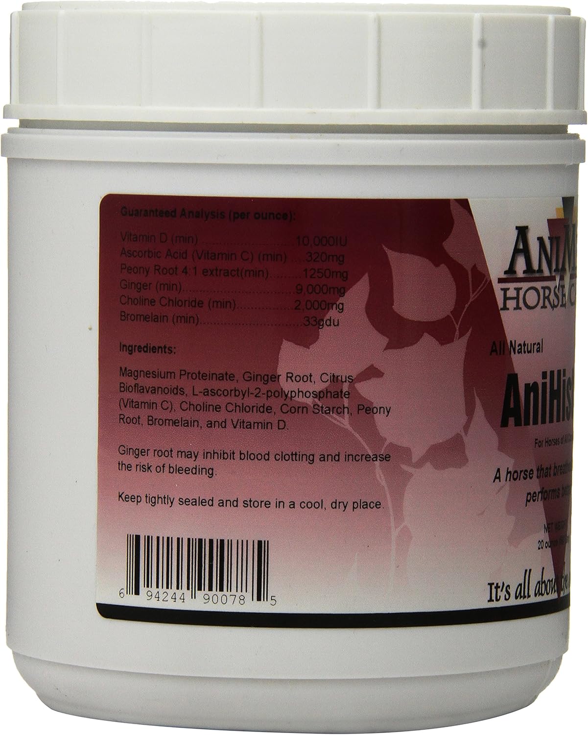 AniMed Anihist-H to Support Normal Histamine Levels in Horses, 20-Ounce : Pet Supplies