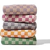 Madi-Cadi Luxurious Soft Cotton Hand Towels Set of 5 - Soft, Absorbent, and Decorative for Bathroom, Kitchen, Spa, Gym, and More - 13 x 29 Inches - 5 Colors