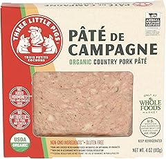 Les Trois Petits Cochons, Organic Pate de Campagne - Organic Country Pork Pate, 4 oz