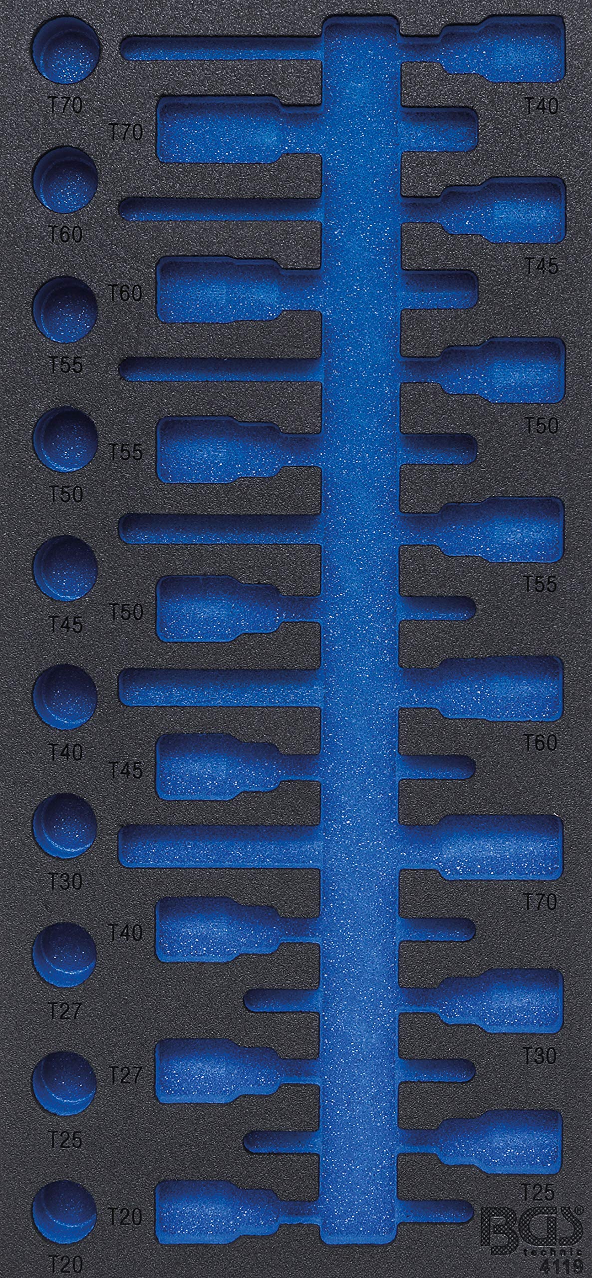 BGS 4119-1 | Tool Tray 1/3 | empty | for BGS 4119