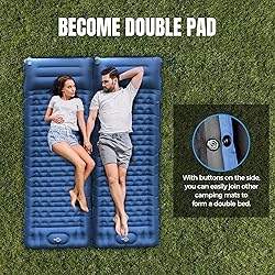 NAPASA Camping Sleeping Pad, 6.8'' Extra Thickness