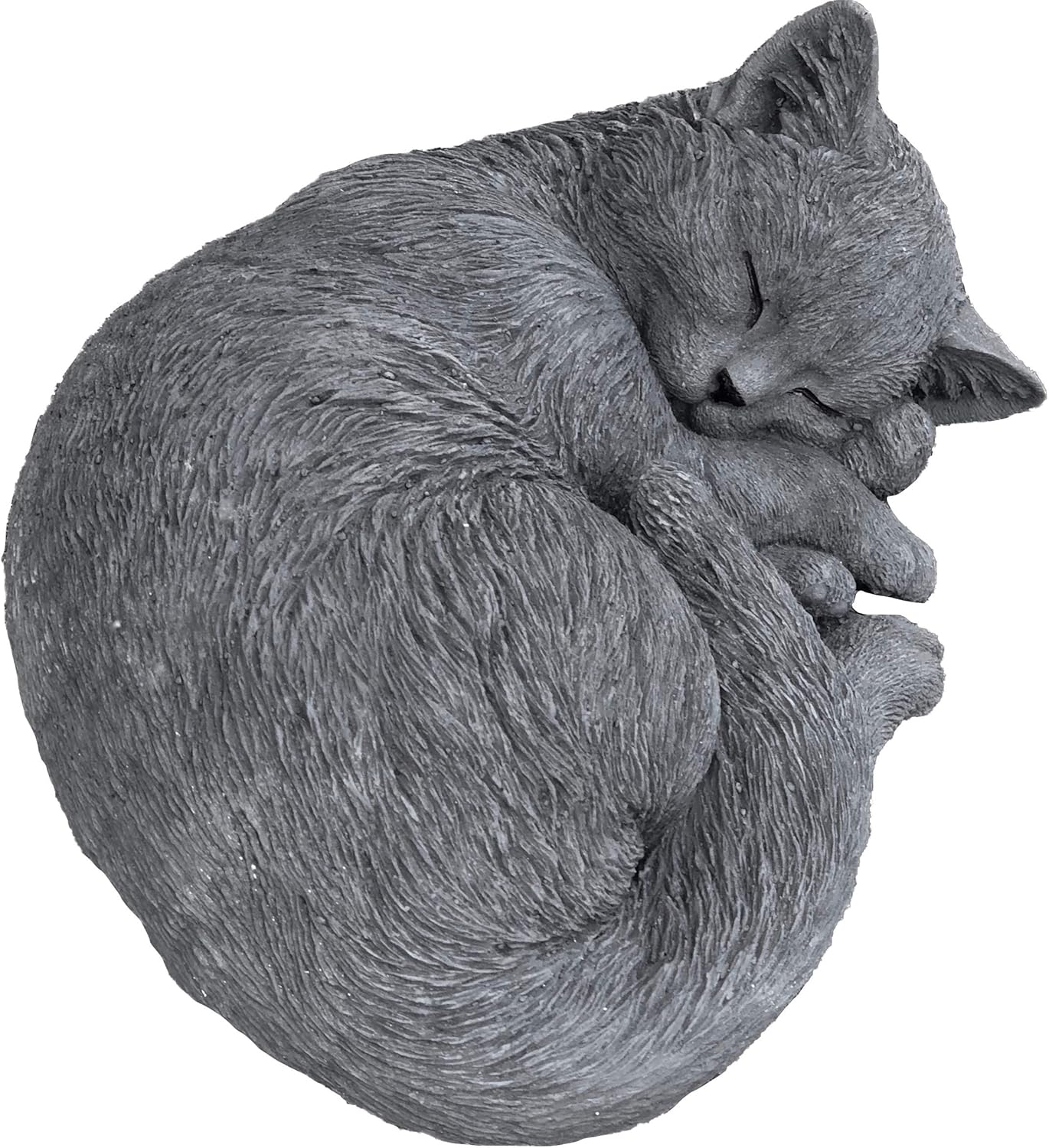 Statue Chartreux Chat Endormi Sont Expedies Au Gel Jusque 30 C En Massif Pierre Amazon Fr Cuisine Maison