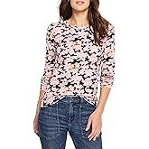 NIC+Zoe Womens Glow Up Crew Neck Tee