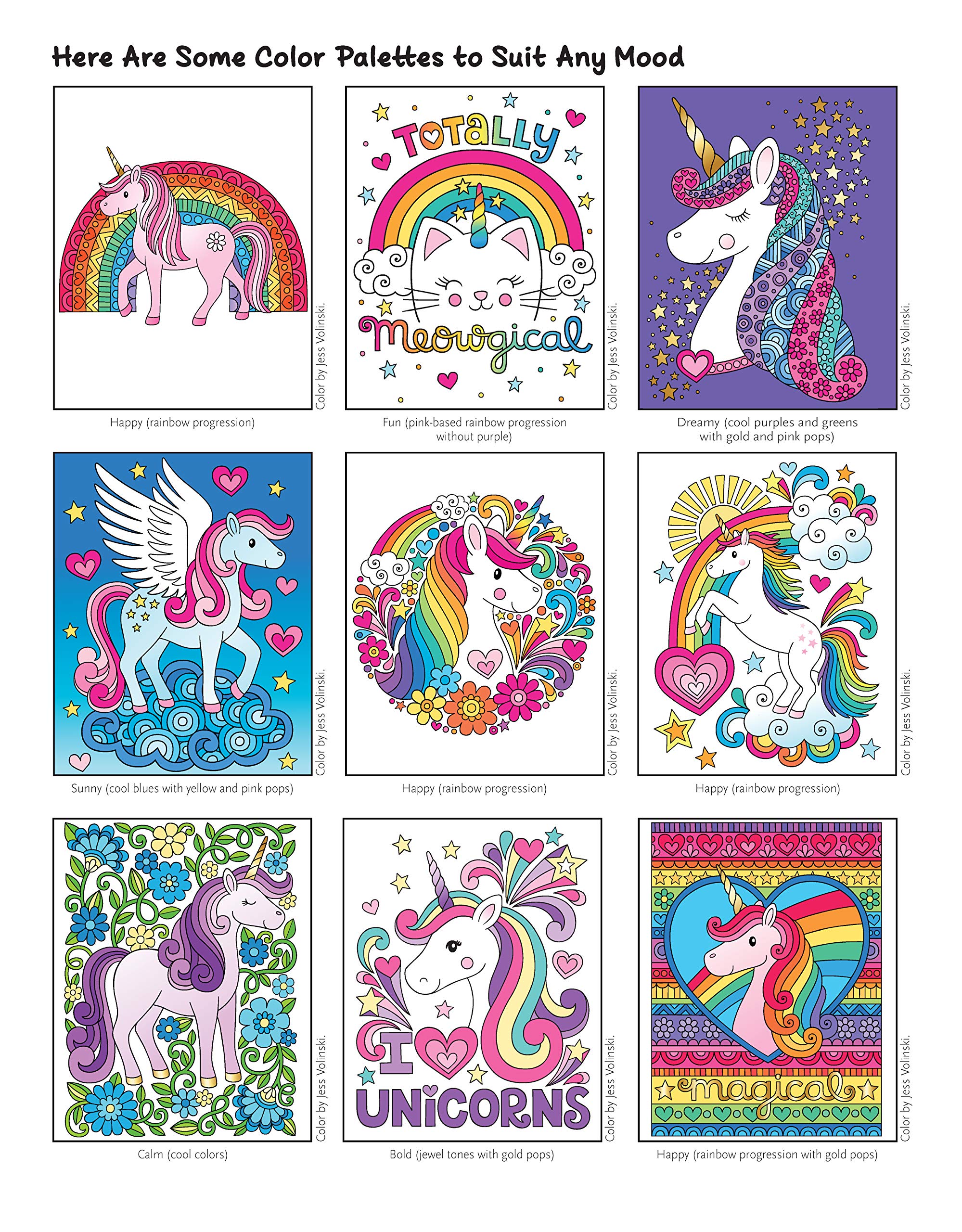 Notebook Doodles Unicorns (Design Originals) Encouraging Coloring Book with 32 Whimsical Designs & Beginner-Friendly Art Activities to Boost Self-Esteem in Tweens, on High-Quality Perforated Paper