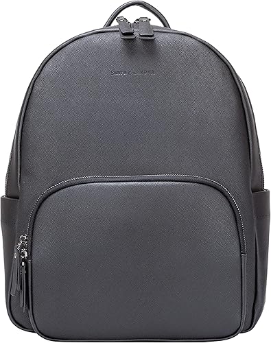 saffiano leather backpack