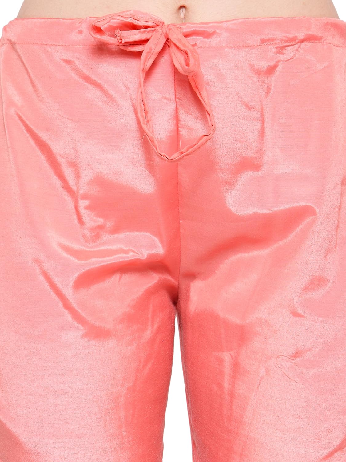 kvsfab women's pure georgette drees material(pink)