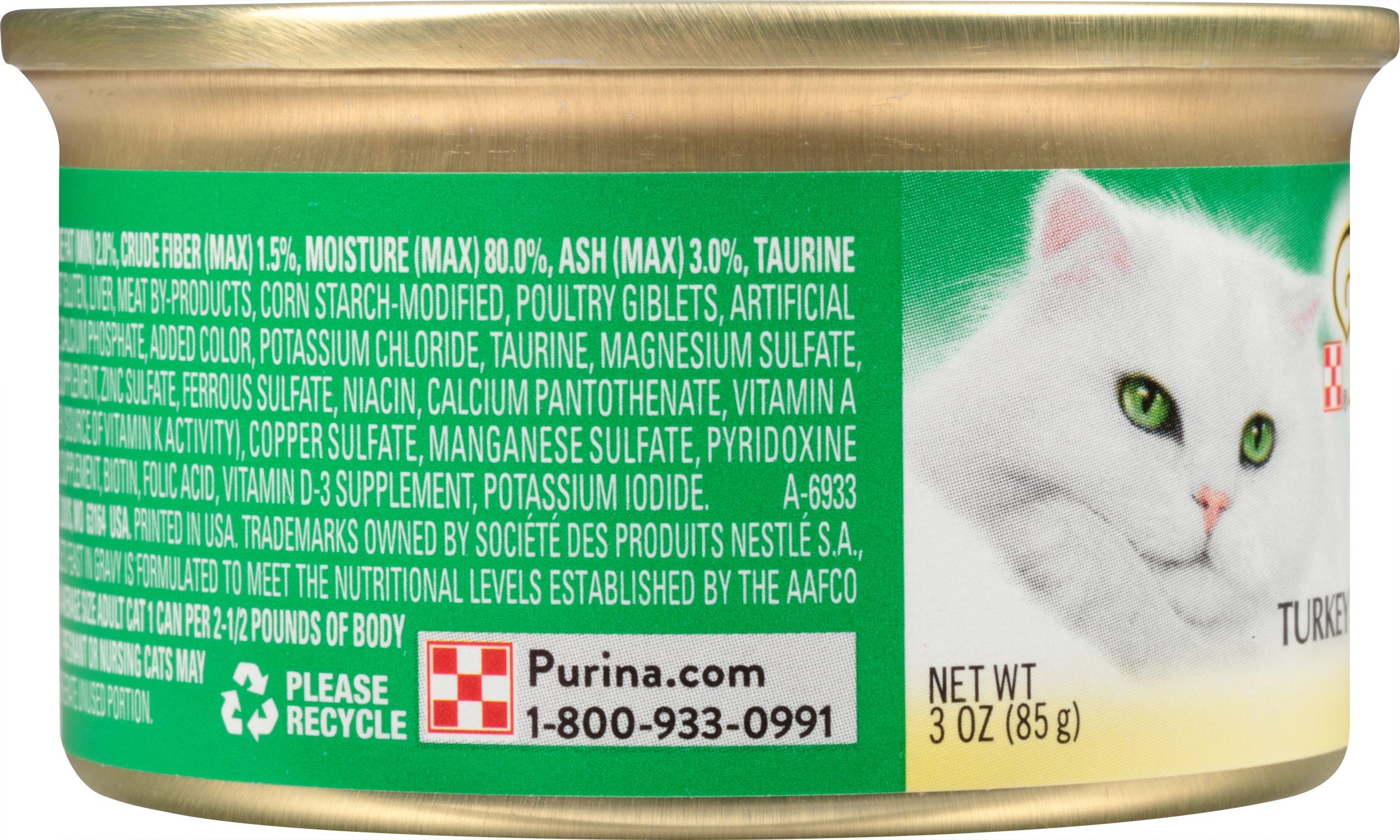 Purina Fancy Feast Grilled Turkey Giblets Feast in Gravy Cat Food (24
