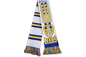 PREMIERSHIP Leeds United FC | Soccer Fan Scarf | Premium Acrylic Knit