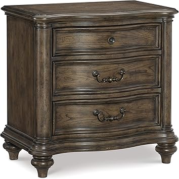 Amazon Com Lexicon Valtellina Nightstand Brown Oak Furniture Decor